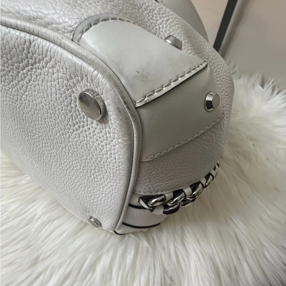 Michael Kors Alanis Small Pebbled Leather Bucket Bag